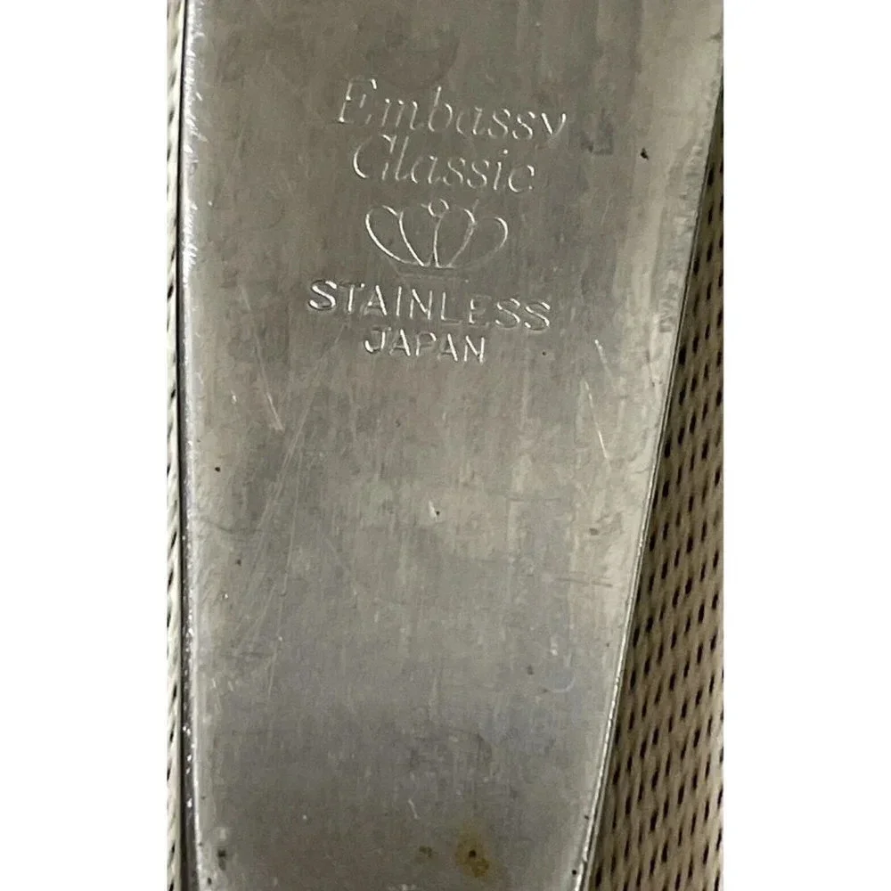 Embassy Classic Valhalla Stainless Flatware Silverware Set 23 Pieces‎ Japan MCM